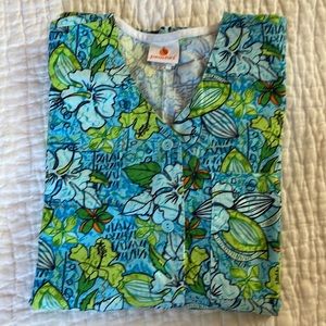 Peaches Brand Scrub Jacket